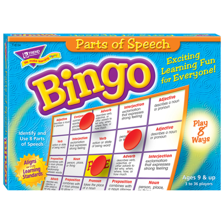 TREND ENTERPRISES Parts of Speech Bingo Game T6134